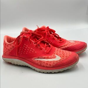 Nike Women's Bright Red Athletic Shoes size 8